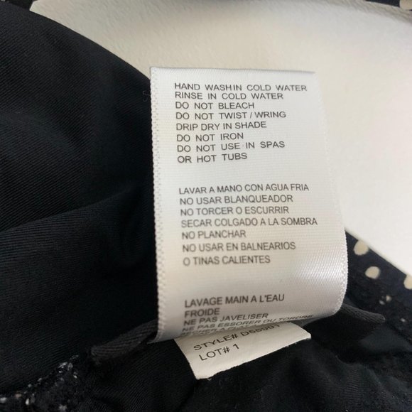 DKNY‎ Polka Dot One Piece Swimsuit Women 12 - Picture 4 of 6